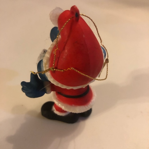 Vintage Smurf ornament Santa Christmas - Picture 6 of 8
